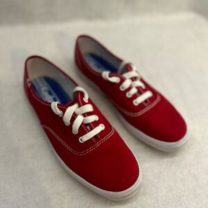 Classic red Keds shoes